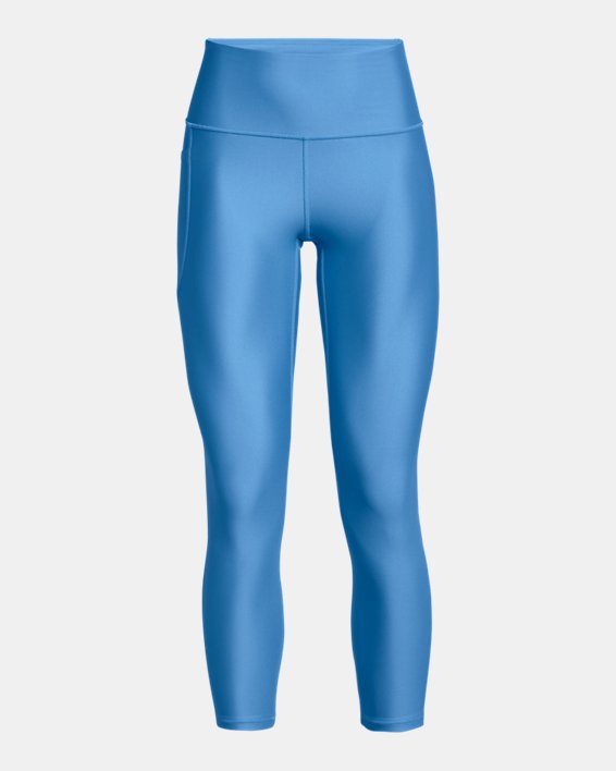 Damen HeatGear® Armour 7/8 Leggings mit hohem Bund, Blue, pdpMainDesktop image number 4